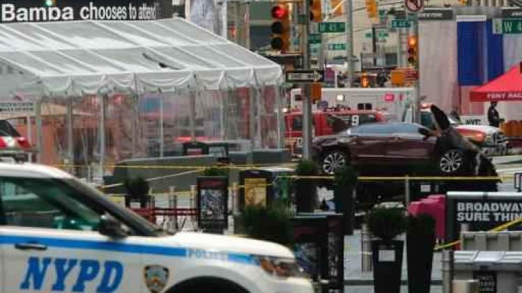 Man die inreed op voetgangers op Times Square in verdenking gesteld voor doodslag
