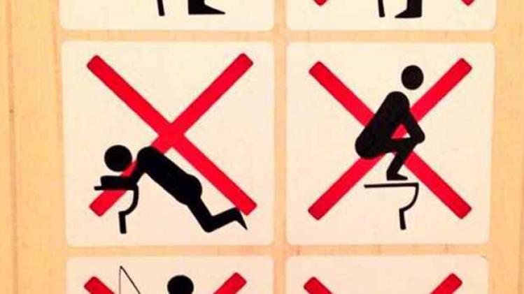Wat er allemaal verboden is op het toilet in Sotsji