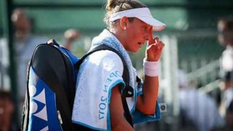 Yanina Wickmayer strandt in tweede ronde dubbeltoernooi Roland Garros