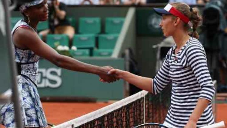 Roland Garros: Elise Mertens niet voorbij Venus Williams
