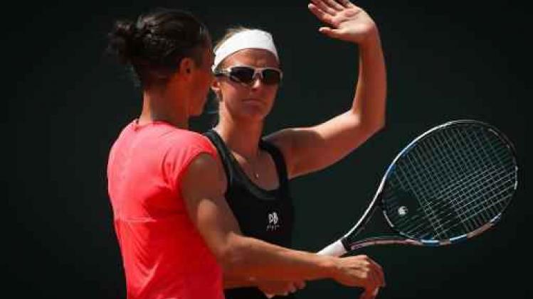 Kirsten Flipkens en Francesca Schiavone stomen door naar kwartfinales dubbelspel