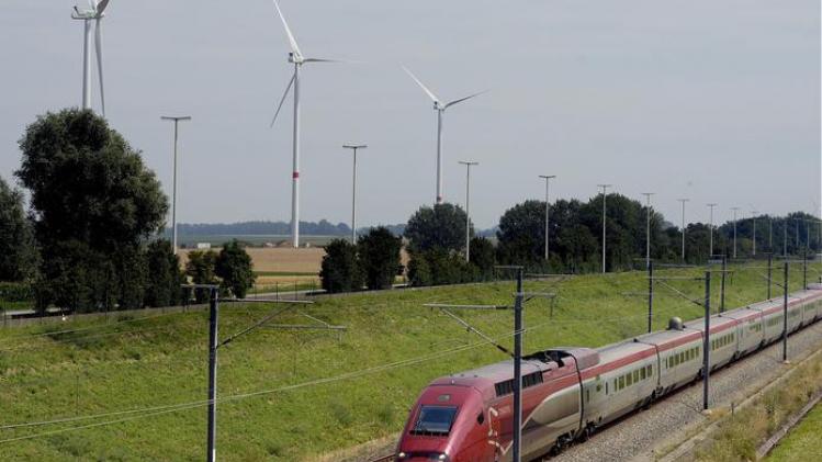 Nieuwe windmolens duwen treinen vooruit