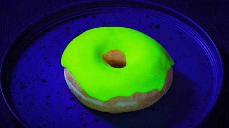glow-in-the-dark donut