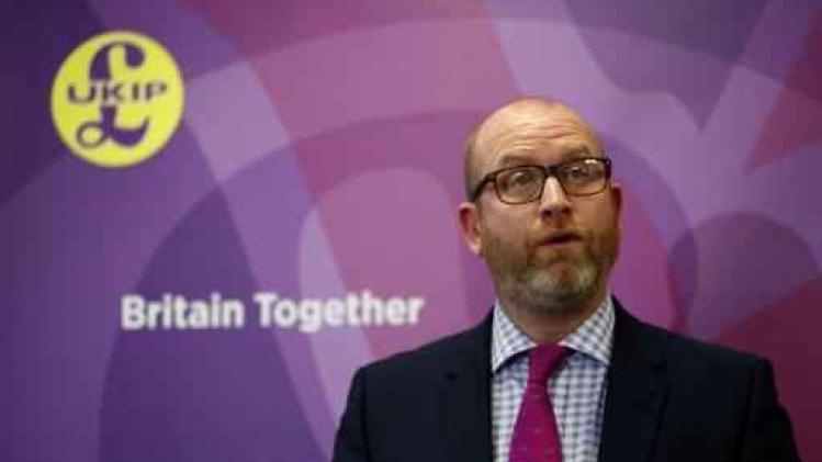 Britse verkiezingen - Geen parlementszitje voor UKIP-leider Nuttall
