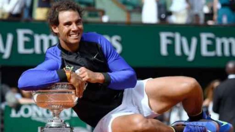 Roland Garros - Nadal reageert emotioneel na 'Decima'