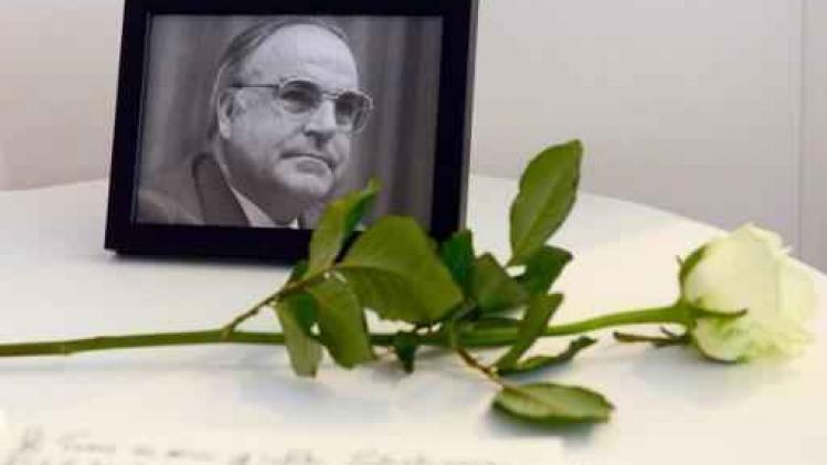 1 juli herdenkingsdag voor overleden voormalige Duitse bondskanselier Kohl