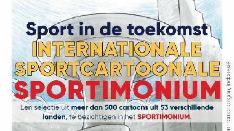 5e Internationale Sportcartoonale geopend in het Sportimonium in Hofstade