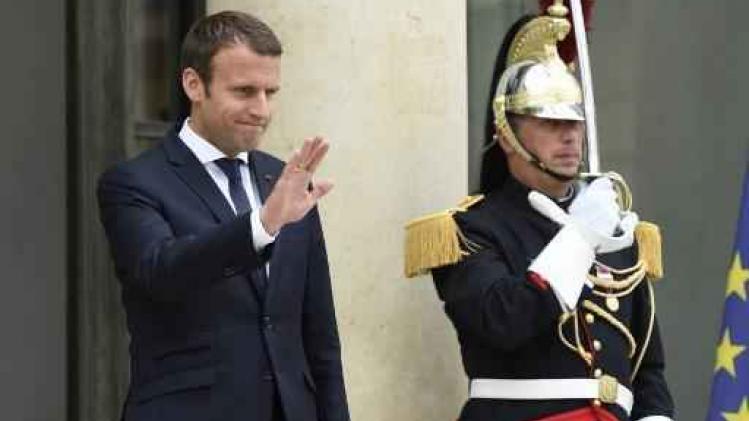 Macron spreekt voor beide kamers van Frans parlement