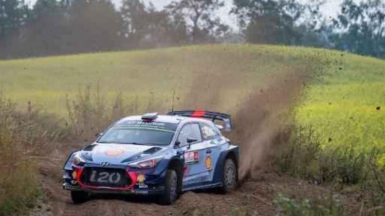Rally van Polen - Thierry Neuville (Hyundai) opent met tweede plaats