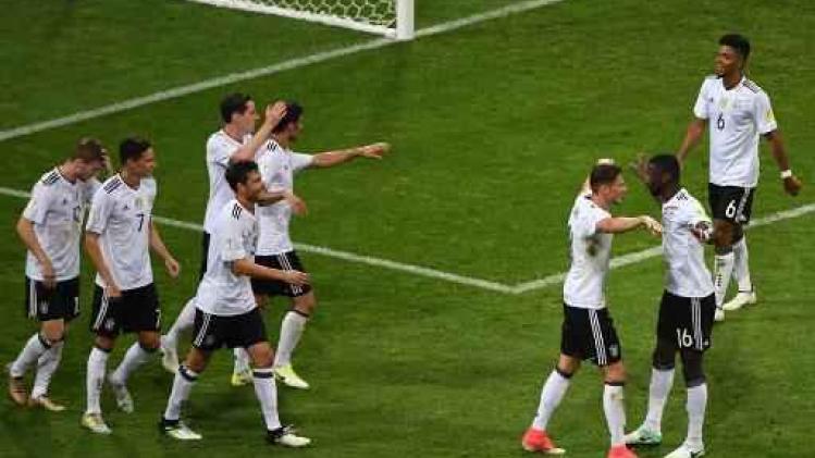 Confederations Cup - Duitsland zet Mexico met 4-1 opzij en speelt zondag finale tegen Chili