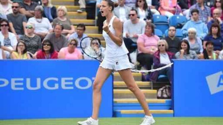 Karolina Pliskova steekt toernooizege in Eastbourne op zak