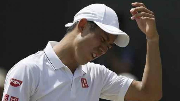 Kei Nishikori overleeft derde Wimbledon-ronde niet