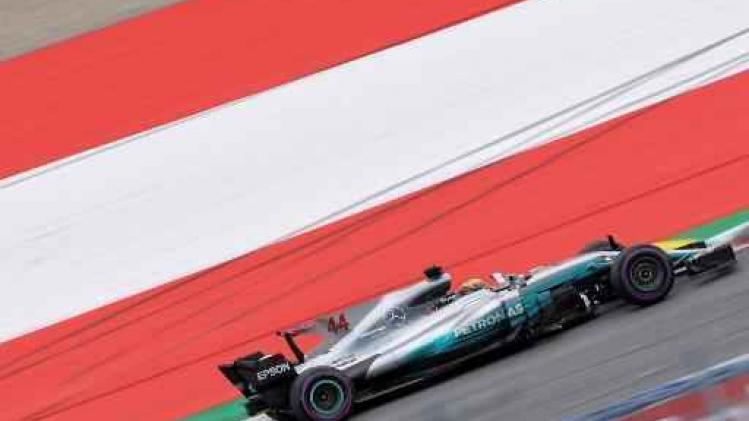 F1 - GP van Oostenrijk - Lewis Hamilton vijf plaatsen achteruit op startgrid na vervangen versnellingsbak