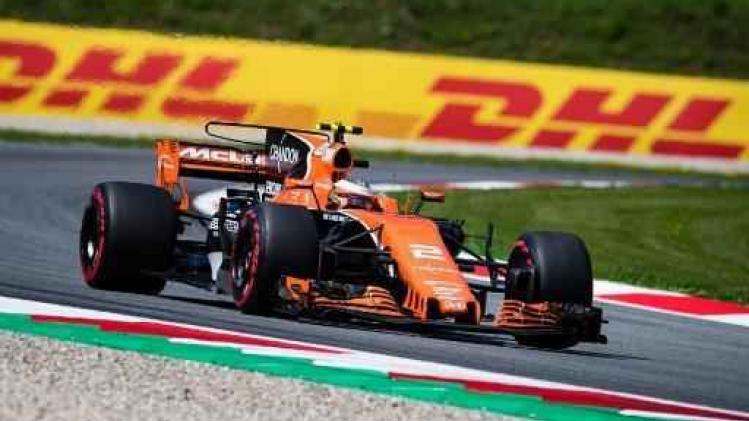 F1 - GP van Oostenrijk - Stoffel Vandoorne klokt dertiende tijd in laatste oefensessie