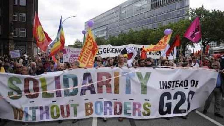 G20-top in Hamburg - Opnieuw tienduizenden betogers tegen G20-top