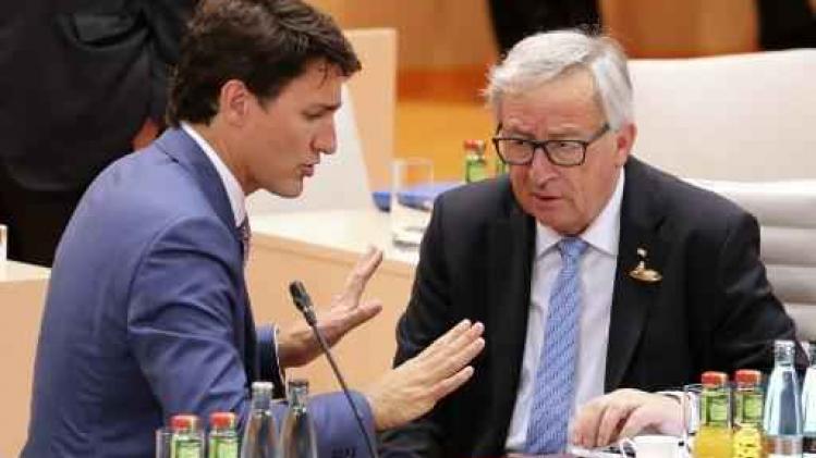 Handelsakkoord tussen EU en Canada treedt op 21 september "voorlopig" in werking