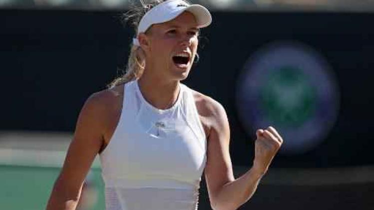 Wimbledon - Caroline Wozniacki heeft drie sets nodig tegen Kontaveit