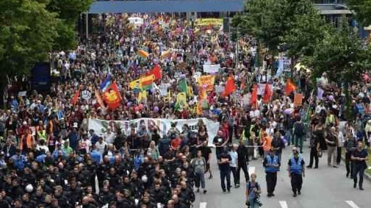 G20-top in Hamburg - Laatste grote betoging in Hamburg beëindigd