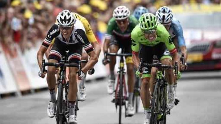 Tour de France - Rigoberto Uran wint loodzware rit na millimeterspurt