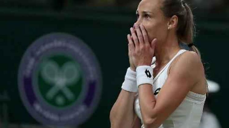 Wimbledon - Toernooirevelatie Rybarikova stoot door naar halve finales