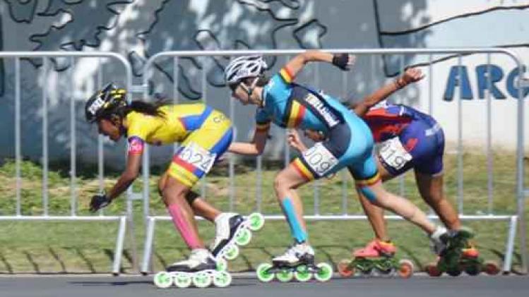 Wereldspelen - Rolschaatster Sandrine Tas pakt brons in 300m tijdrit