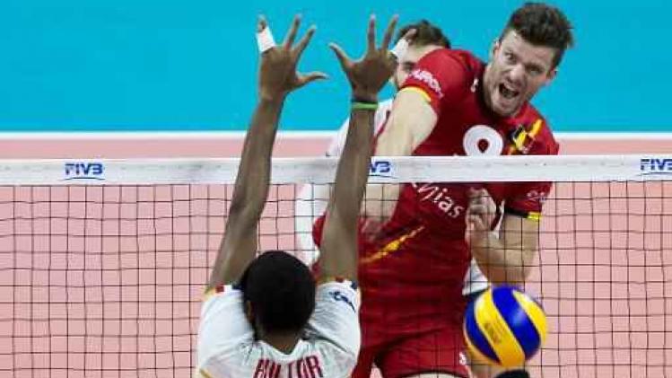 WK-kwalificaties volleybal (m) - Red Dragons halen het met 3-0 tegen Spanje
