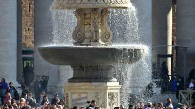 Vaticaan legt zijn fonteinen stil wegens droogte