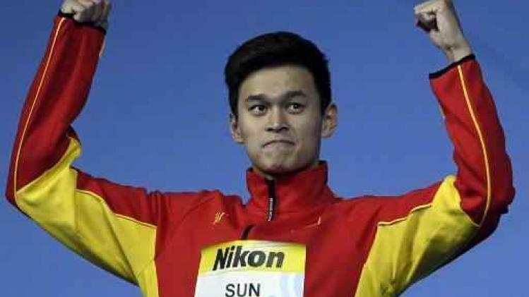 WK zwemmen - Sun Yang doet geen gooi naar derde goud op 1.500 meter vrije slag