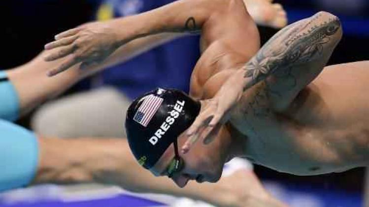 WK zwemmen - Ook Amerikaanse mannen pakken goud op 4x100 meter wisselslag