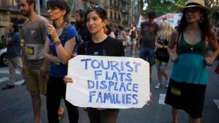 Opnieuw protest tegen massatoerisme in Barcelona