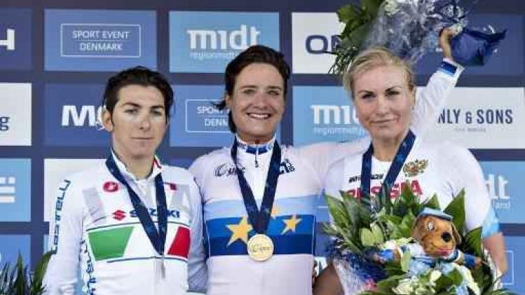 EK wielrennen - Marianne Vos kroont zich tot Europees kampioene op de weg