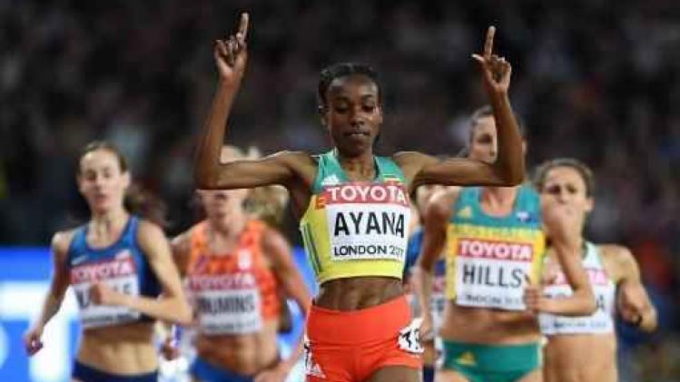 WK atletiek - Ethiopische Almaz Ayana wint 10.000 meter
