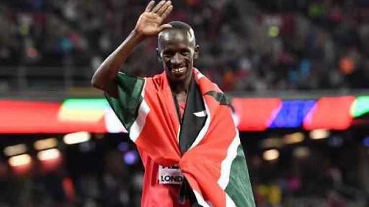 WK atletiek - Conseslus Kipruto zet Keniaanse traditie voort op 3.000 meter steeple