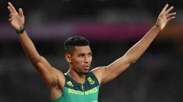 WK atletiek - Zuid-Afrikaan Wayde van Niekerk maakt favorietenrol waar op 400 meter