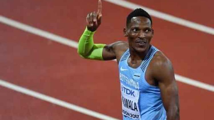 WK atletiek - Makwala plaatst zich voor finale 200 meter
