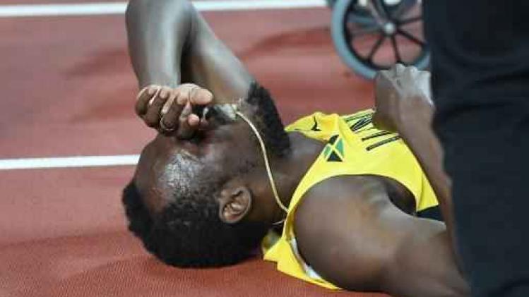 WK atletiek - Usain Bolt blesseerde zich al in reeksen 4x100m