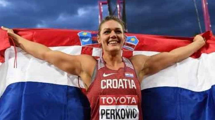 WK atletiek - Discuswerpster Sandra Perkovic verovert goud