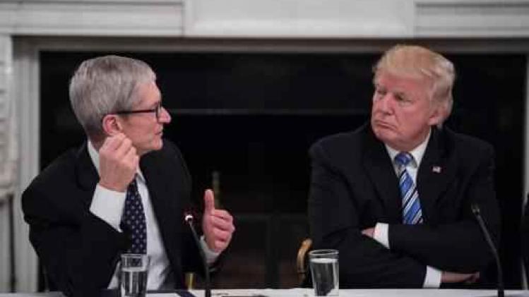 Apple-CEO schaart zich achter kritiek op Trump