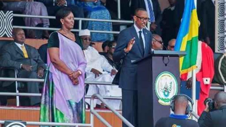 Rwandese president Kagame ingezworen in bijzijn van 19 Afrikaanse staatshoofden