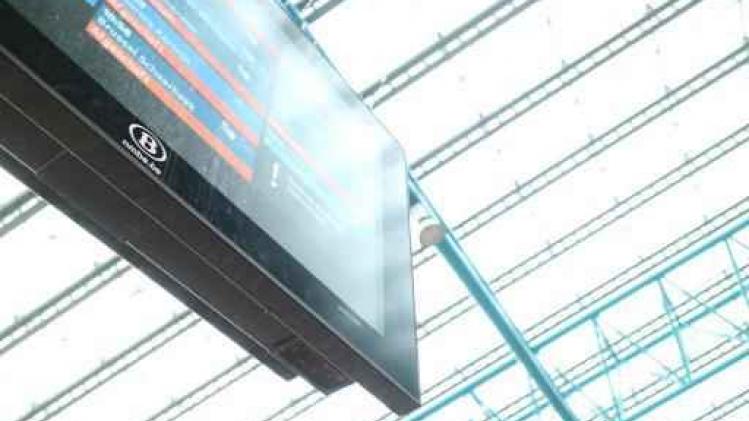 Ludieke actie tegen minimumdienst bij spoor woensdag in Brussel