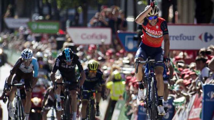 Nibali wint eerste bergrit van de Vuelta