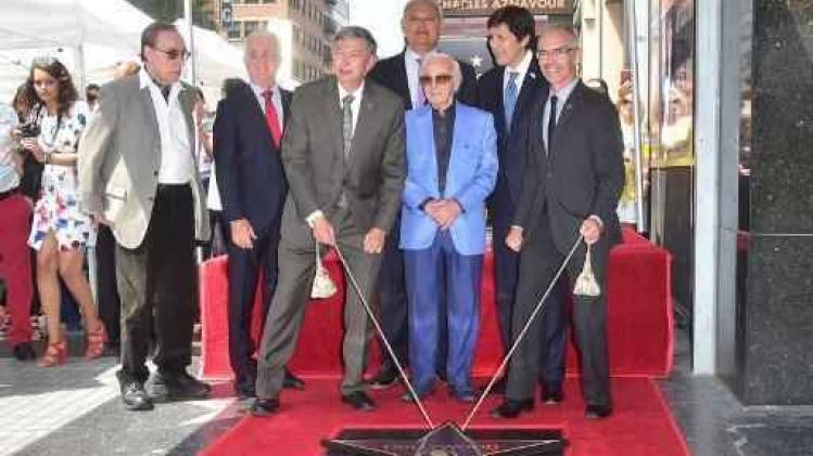 Aznavour onthult ster in Hollywood