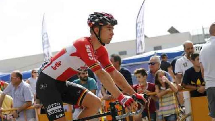 Vuelta - Jens Debusschere valt en geeft op