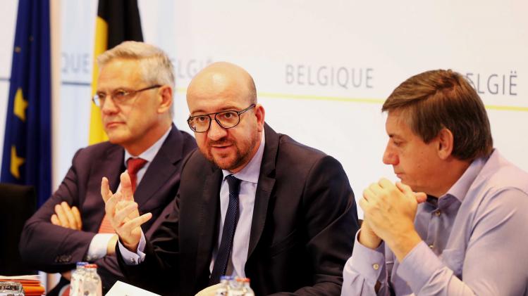 BELGIUM POLITICS PRESS CONFERENCE BUDGET FEDERAL GOVERNMENT