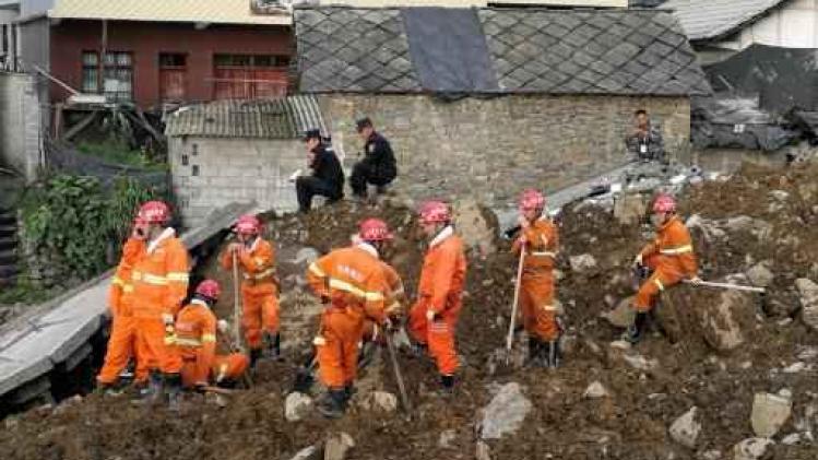 Al meer dan dertig vermisten bij aardverschuiving in China