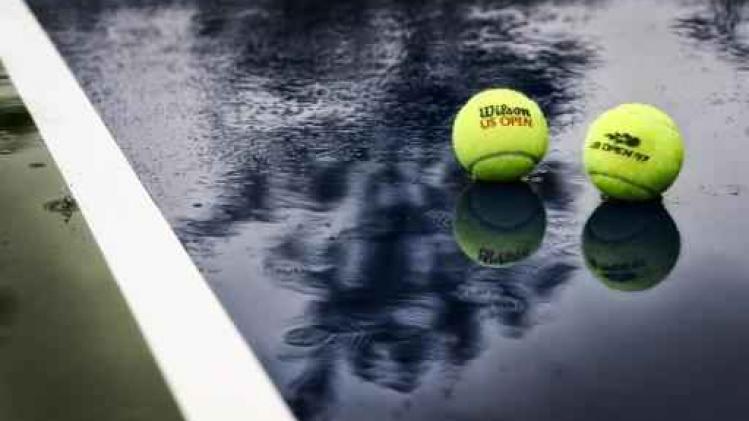 US Open - Regen houdt Goffin