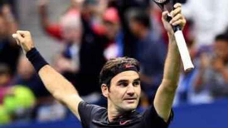 US Open - Federer door naar tweede ronde na vijfsetter
