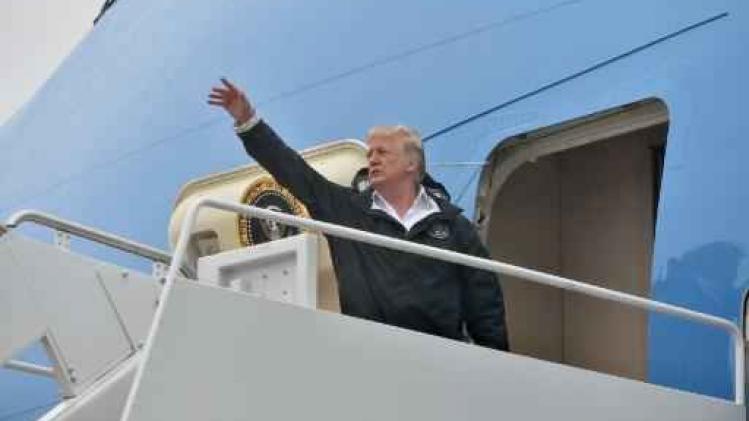 Tropische storm Harvey: Trump vliegt naar overstromingsgebied in Texas
