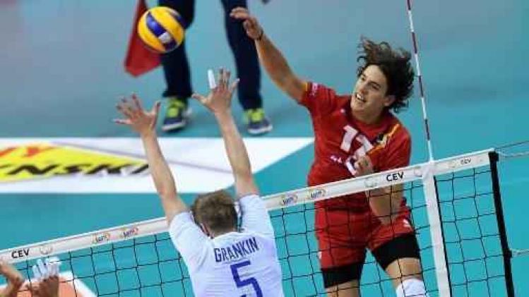EK volley (m) - Rusland in halve finale veel te sterk voor België