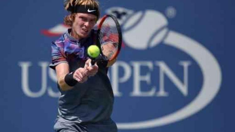 US Open - David Goffin in achtste finale tegen 19-jarige Rus Andrey Rublev